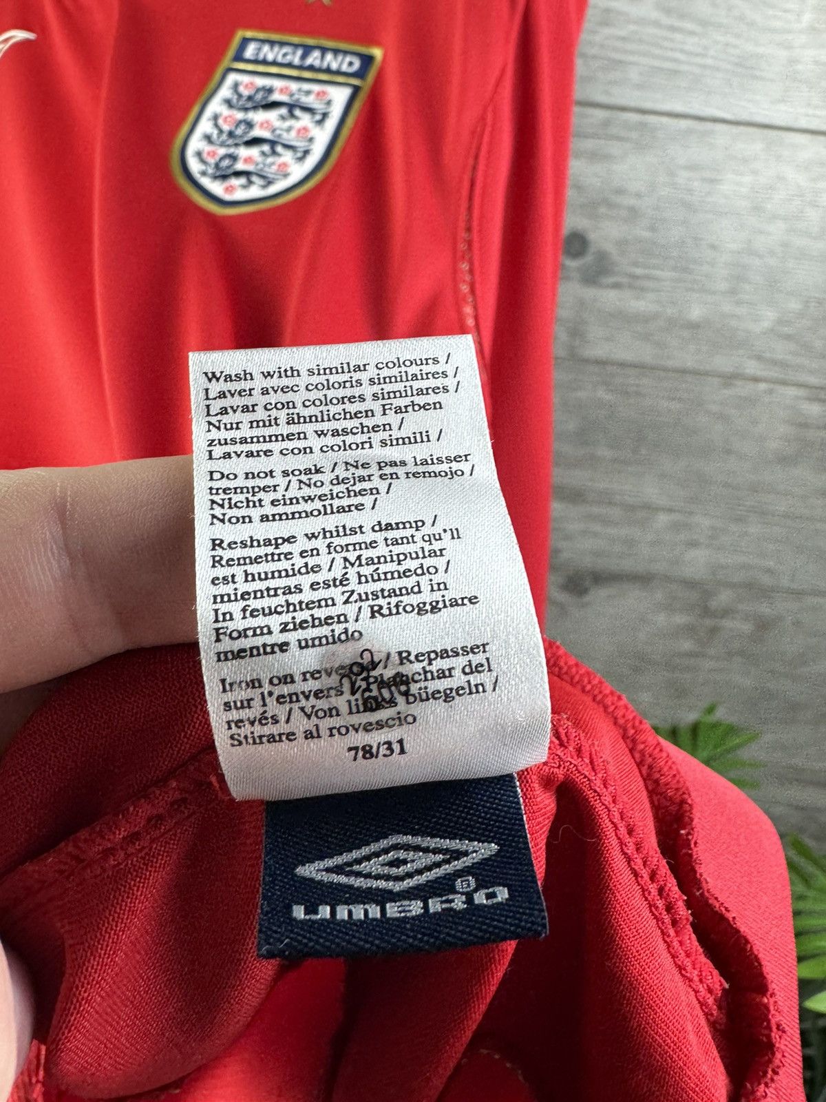Umbro England 2006 2008 Umbro Football Shirt Size XL Jersey Size US XL / EU 56 / 4 - 11 Thumbnail