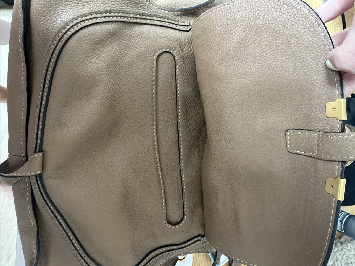 Chloe Chloé Leather Marcie Hobo - Medium Brown Leather Size ONE SIZE - 5 Thumbnail