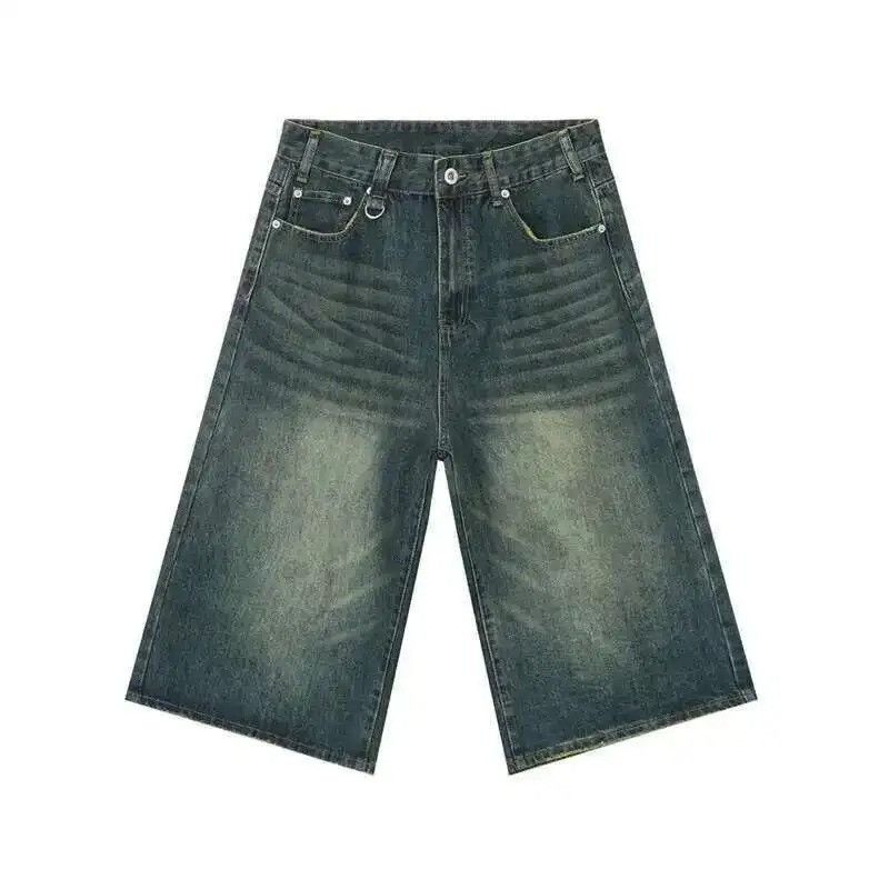 Japanese Brand Retro Blue High Street Calf-Length Denim Size US 32 / EU 48 - 5 Thumbnail