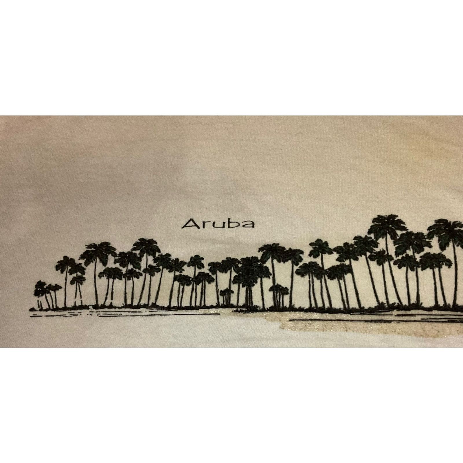 Other 🌴 Vintage “Aruba” Palm Tree Graphic Tee – Size L Size US L / EU 52-54 / 3 - 3 Thumbnail