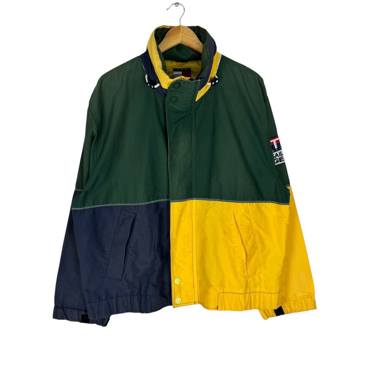 Tommy Hilfiger ⚡️TOMMY HILFIGER SAILING GEAR HOODIE COLOUR WAY JACKET Size US L / EU 52-54 / 3 - 2 Thumbnail