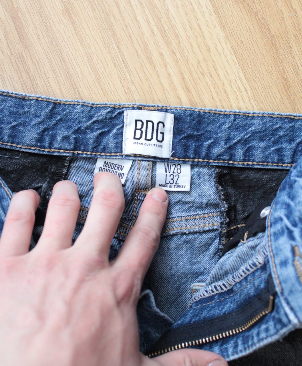 Bdg 🔥 BDG Avant Garde Cargo Baggy Distressed Y2K Denim Pants Size US 30 / EU 46 - 3 Thumbnail