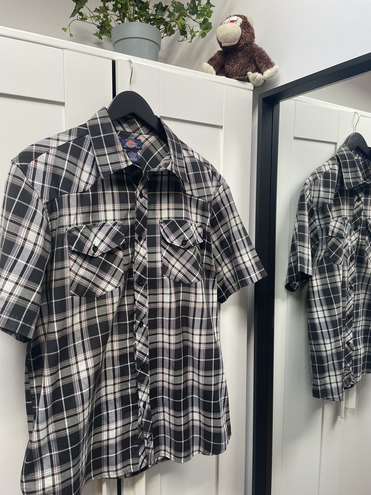 Dickies Vintage Dickies Men’s Short Sleeve Plaid Shirt Size US L / EU 52-54 / 3 - 1 Thumbnail