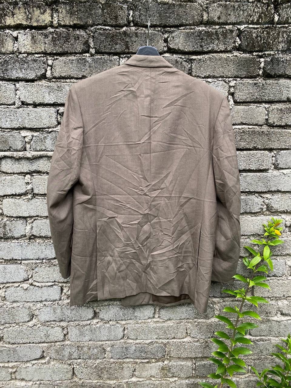 Japanese Brand Vintage Grace Zest Double Breasted Wool Blazer Size 48L - 9 Thumbnail