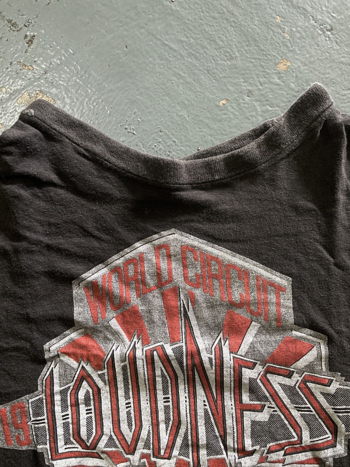 Band Tees × Vintage Vintage 80s Loudness “WORLD CIRCUIT CHAPTER THREE” Band Tees Size US L / EU 52-54 / 3 - 3 Thumbnail