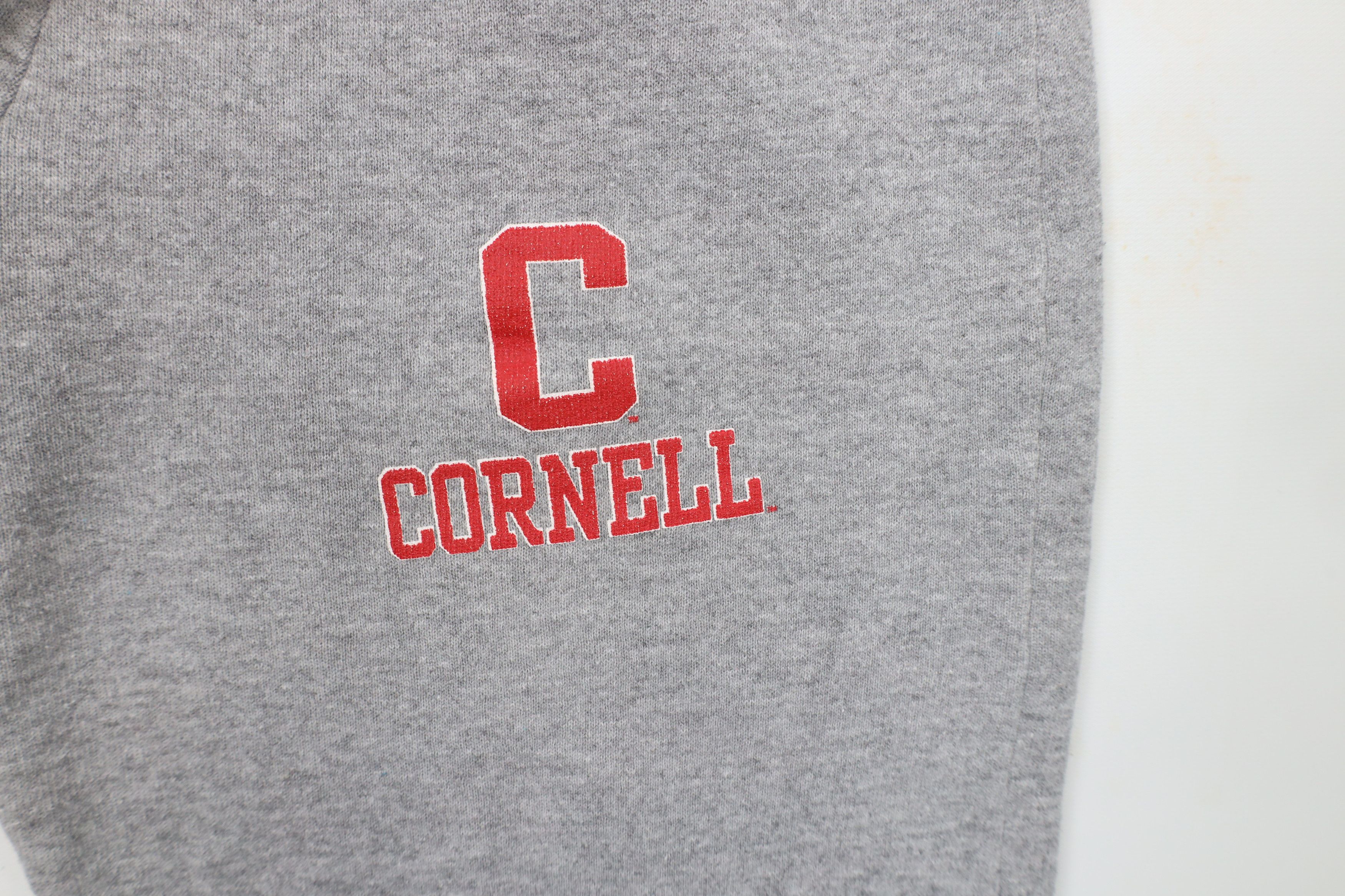 Vintage Vintage 90s Cornell University Sweatpants Heather Gray USA Size US 30 / EU 46 - 5 Thumbnail