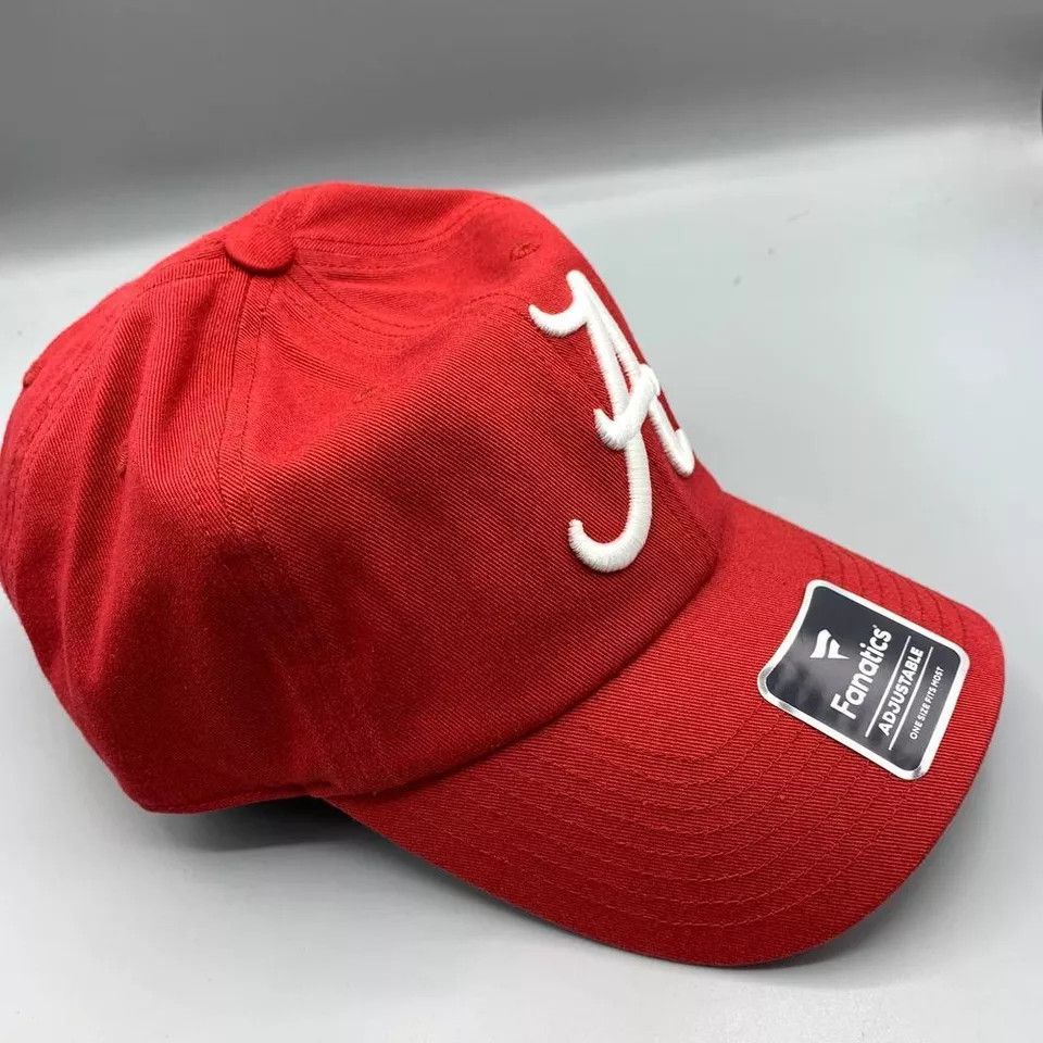 Other Alabama Crimson Tide Hat Men Red Fanatics Strap Back Cap Size ONE SIZE - 3 Thumbnail