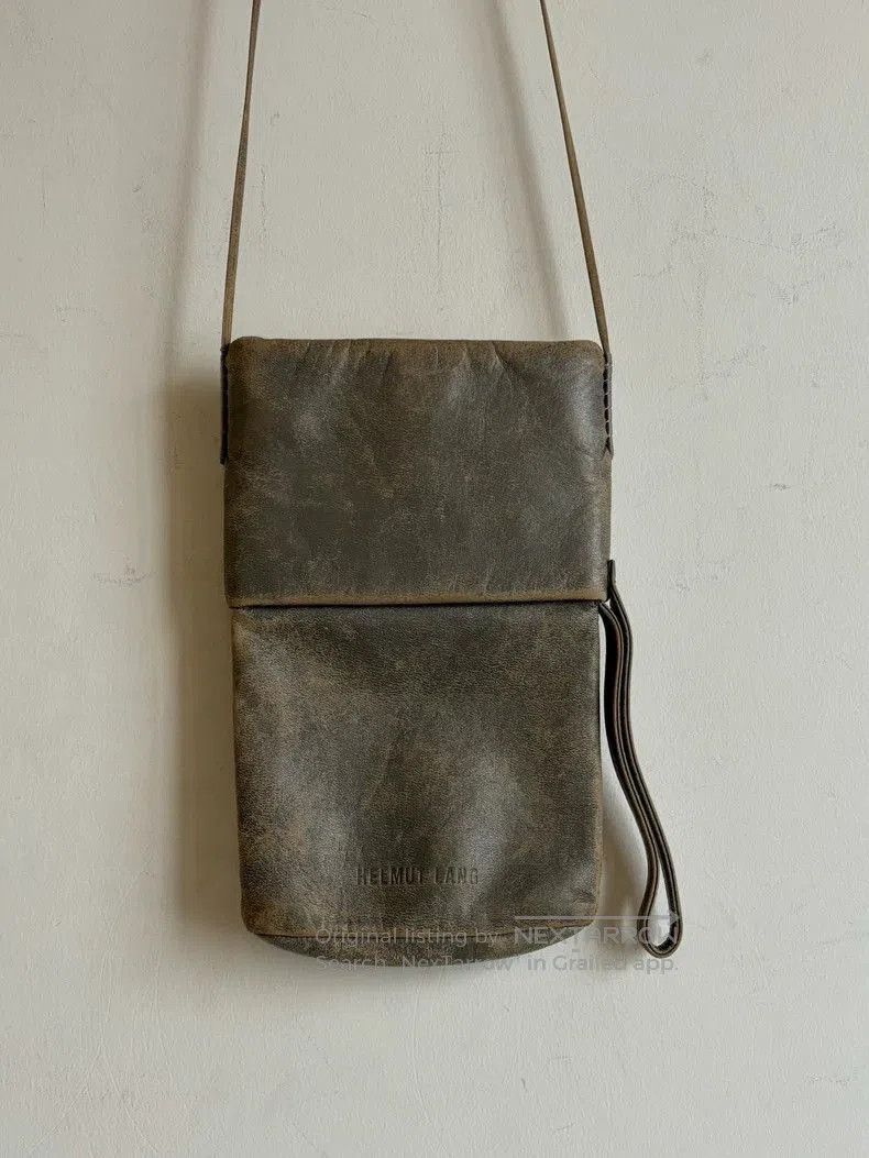 Helmut Lang Helmut Lang 00s I will make an old satchel.. Size ONE SIZE - 1 Thumbnail