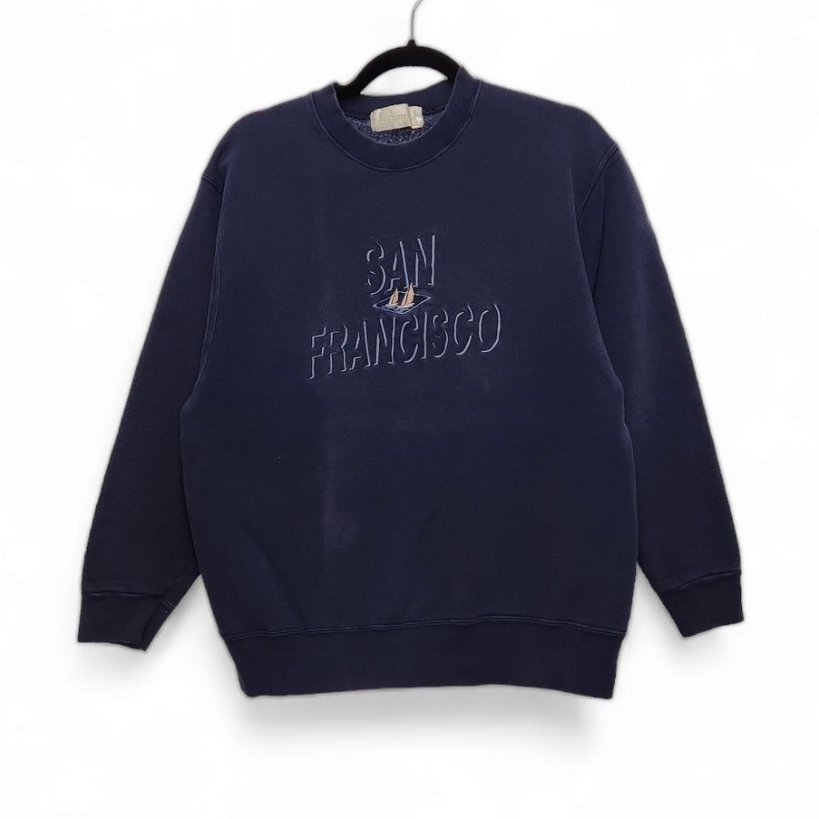 Vintage Vintage San Francisco Faded Crewneck Sweatshirt Tourist Size US L / EU 52-54 / 3 - 1 Thumbnail
