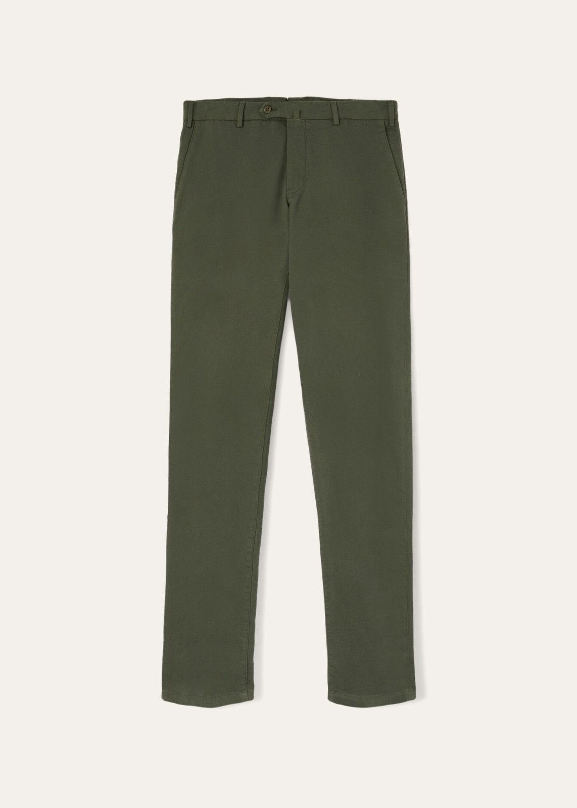 Loro Piana o1srvl11e1224 Cotton Pantaflat Slim Trouser in Olive Green Size US 36 / EU 52 - 1 Thumbnail