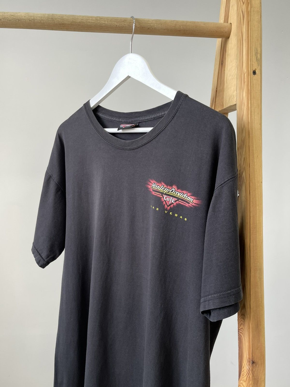 Harley Davidson Vintage 90s Harley Davidson Cafe Las Vegas Eagle Flames Tee Size US L / EU 52-54 / 3 - 7 Thumbnail