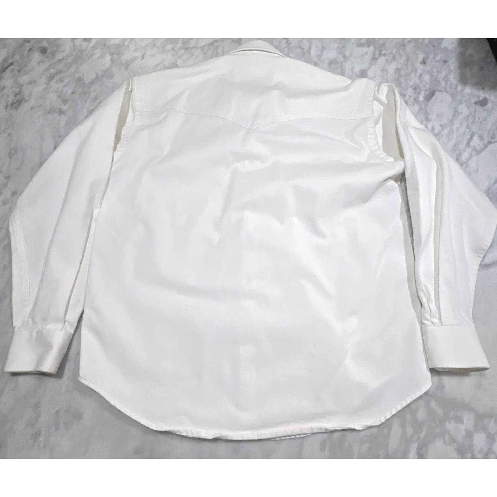 Vintage VINTAGE Drysdale Pearl Snap White Western Heavy Shirt Men M Cotton Mexico Rockabilly 1990s Mens Size US M / EU 48-50 / 2 - 5 Thumbnail