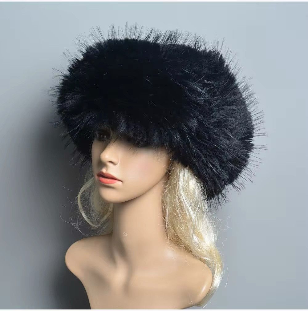 Japanese Brand × Vintage Unisex Artificial Raccoon Fur Hat Size ONE SIZE - 3 Thumbnail
