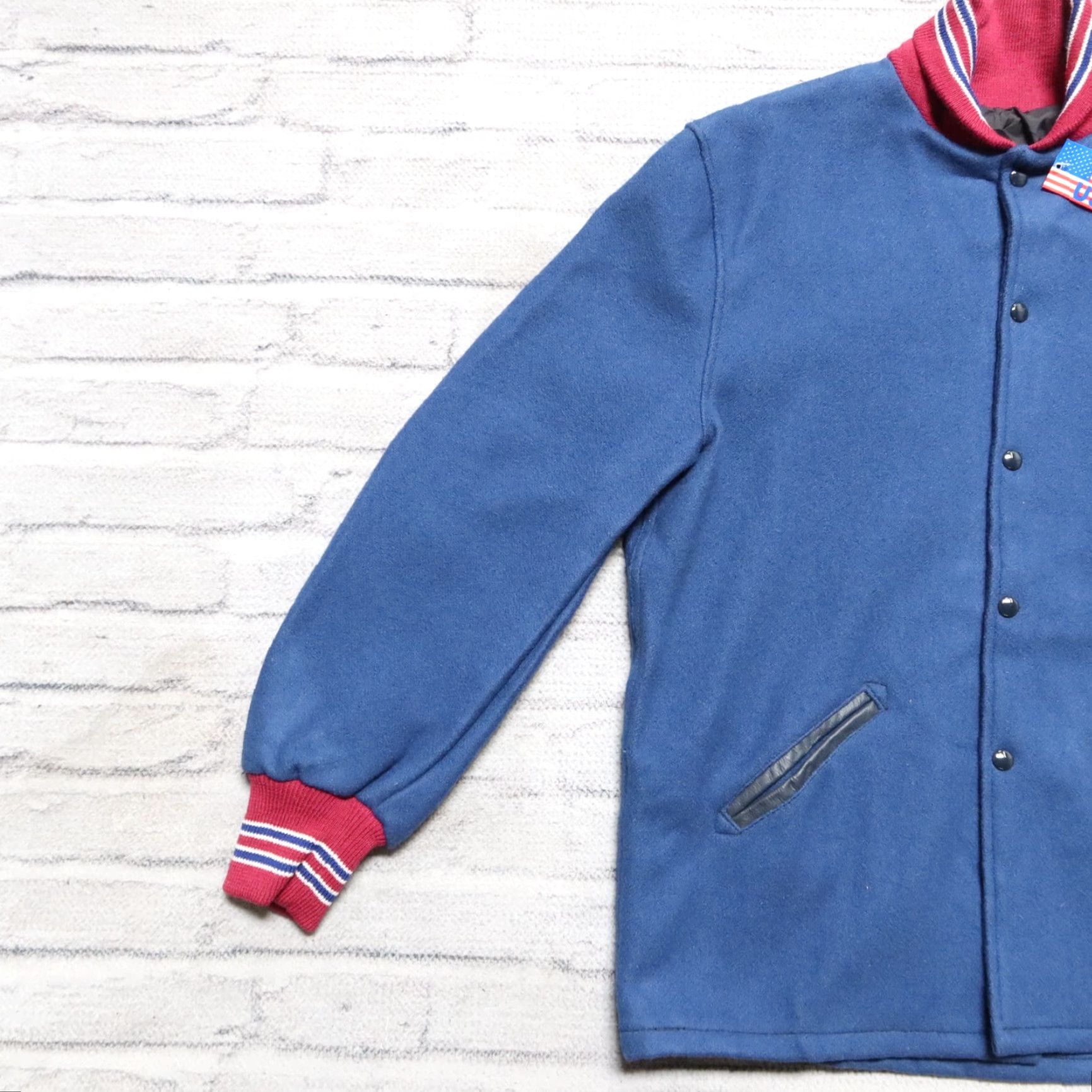 Vintage VINTAGE Skookum Wool Jacket - Size 38, Blue, Men's Jacket, Made in USA Size US XXS / EU 40 - 5 Thumbnail