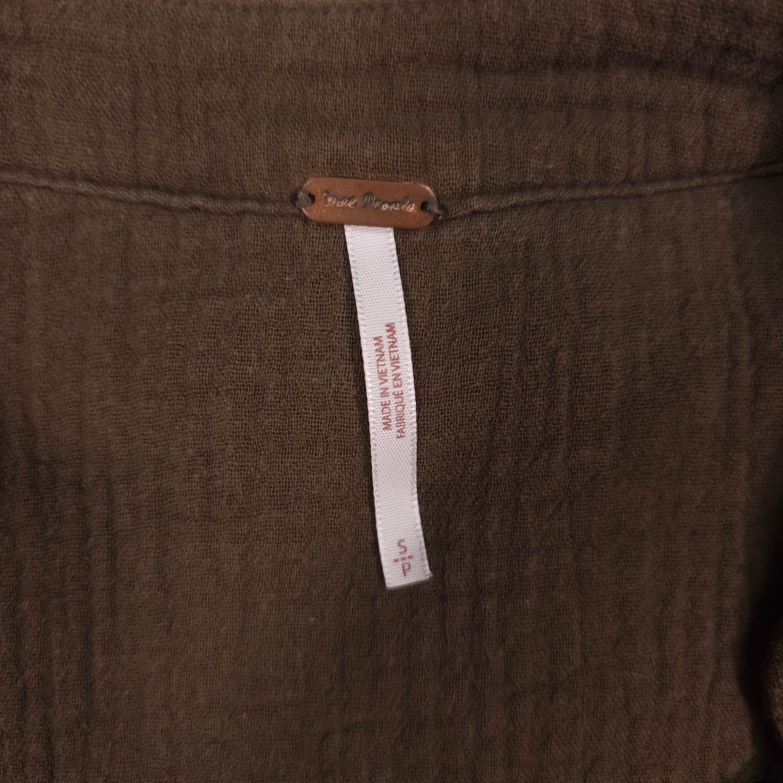 Free People Free People Changing Horizons Pullover Olive Green Sz Small Size S / US 4 / IT 40 - 6 Thumbnail
