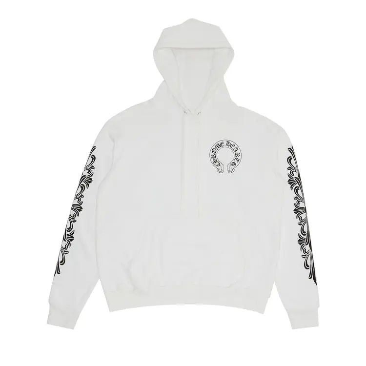 Chrome Hearts Floral Horseshoe Hoodie White Size US M / EU 48-50 / 2 - 1 Thumbnail