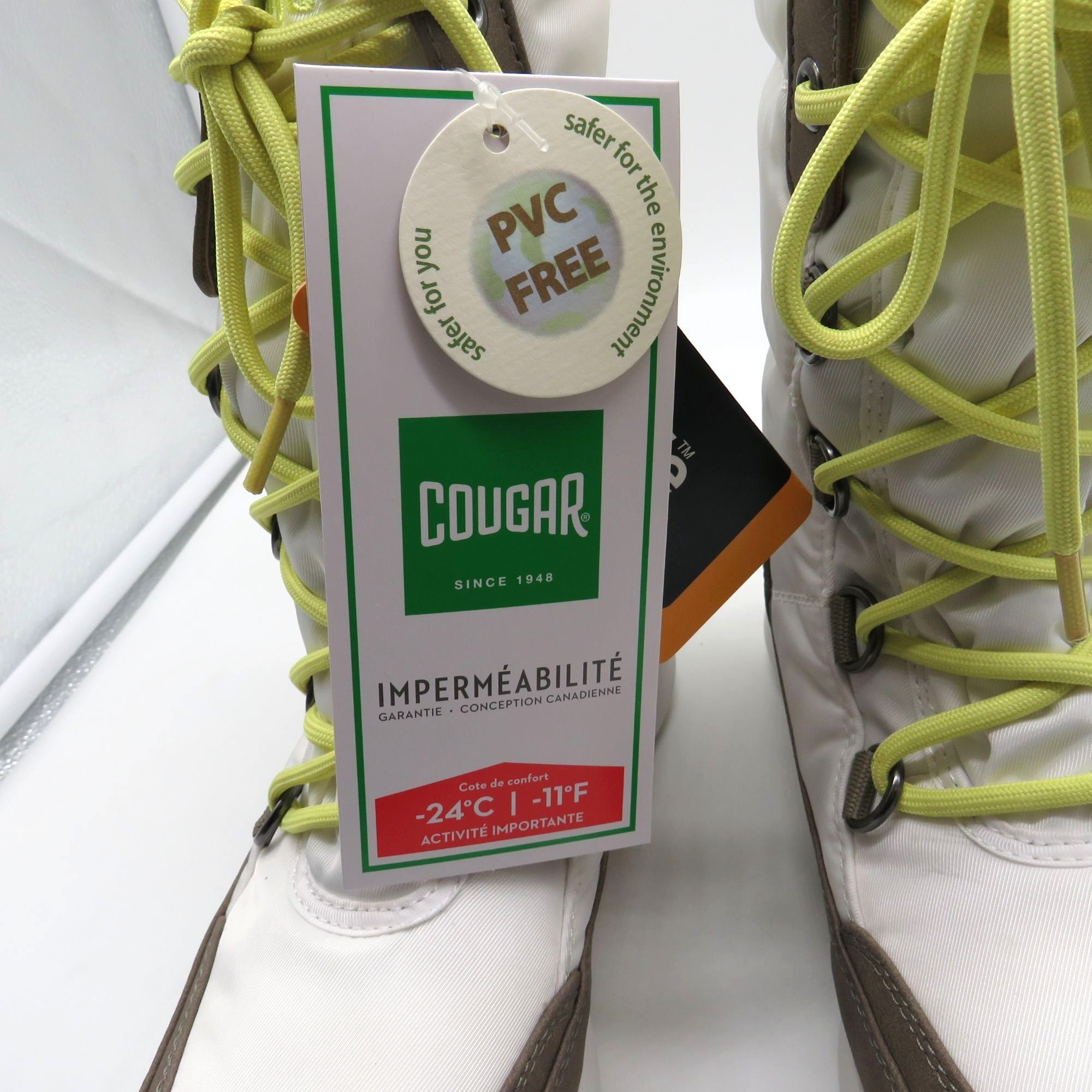 Cougar Cougar Womens Wagu Waterproof Winter Boots Size 6 White/Brow Size US 6 / IT 36 - 7 Thumbnail