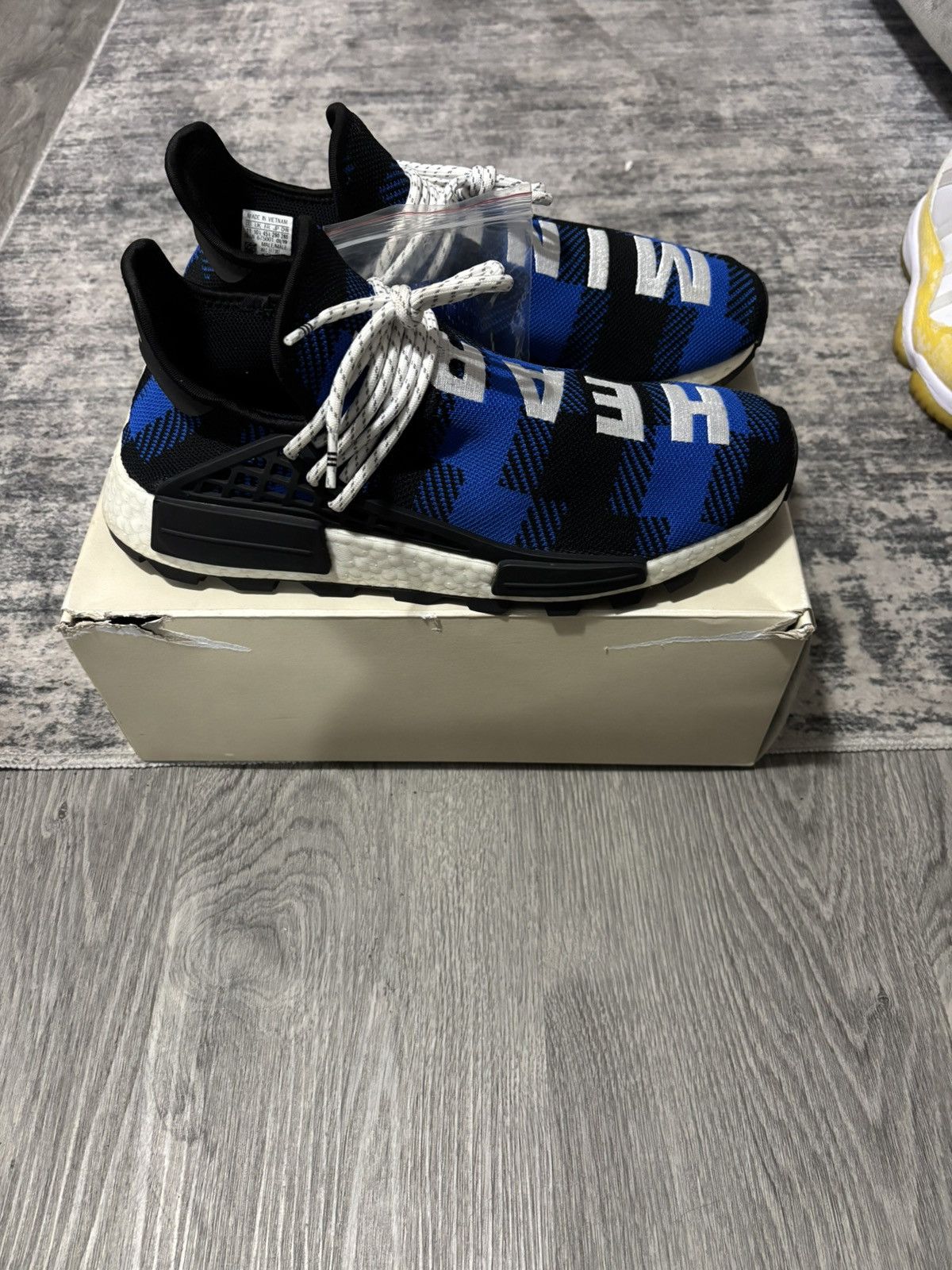 Adidas Adidas NMD x BBC Blue Plaid EF7387 Size 11 - Used Size US 11 / EU 44 - 2 Thumbnail