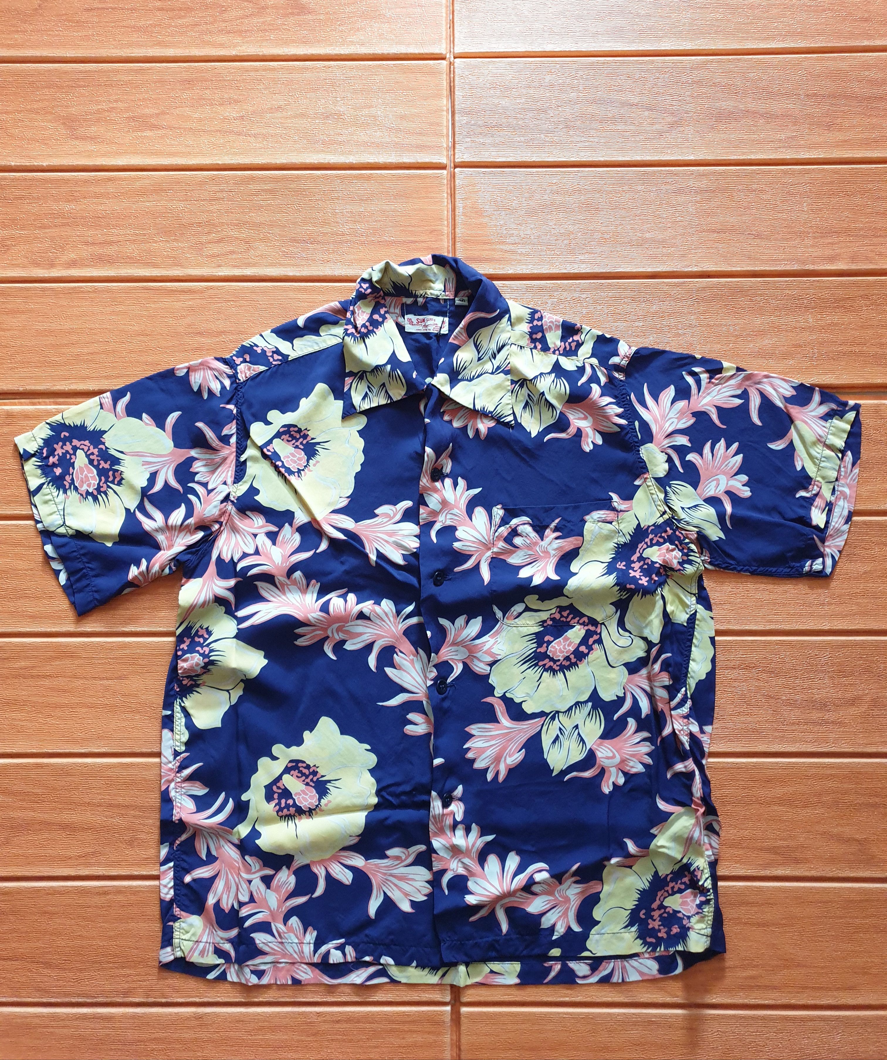 Sugar Cane Sun surf flower by sugarcane shirt Size US M / EU 48-50 / 2 - 1 Thumbnail