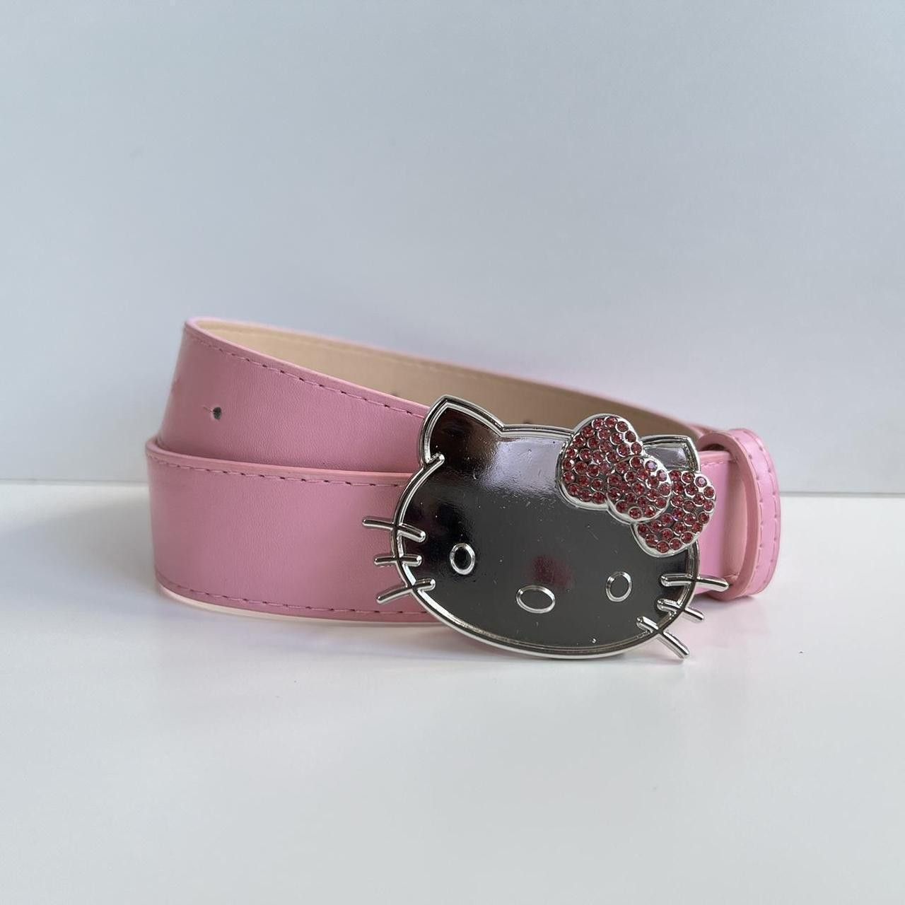 Vintage y2k 2000s Hello Kitty rhinestone grunge goth emo punk belt Size ONE SIZE - 5 Thumbnail