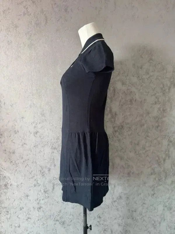 Burberry Burberry Black Cotton Short Sleeve Dress. Size S / US 4 / IT 40 - 3 Thumbnail