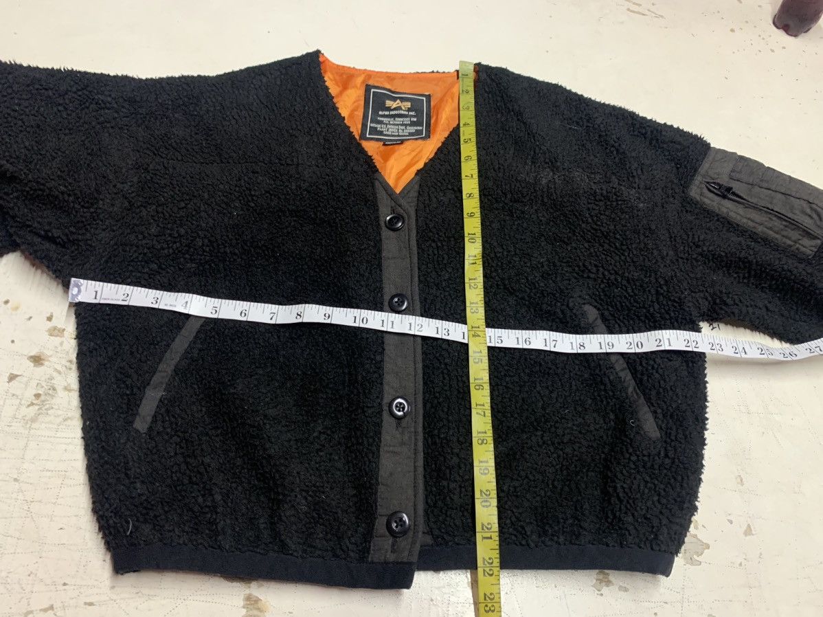Alpha Industries × Vintage Vintage alpha industries inner Sherpa jacket Size US M / EU 48-50 / 2 - 17 Thumbnail