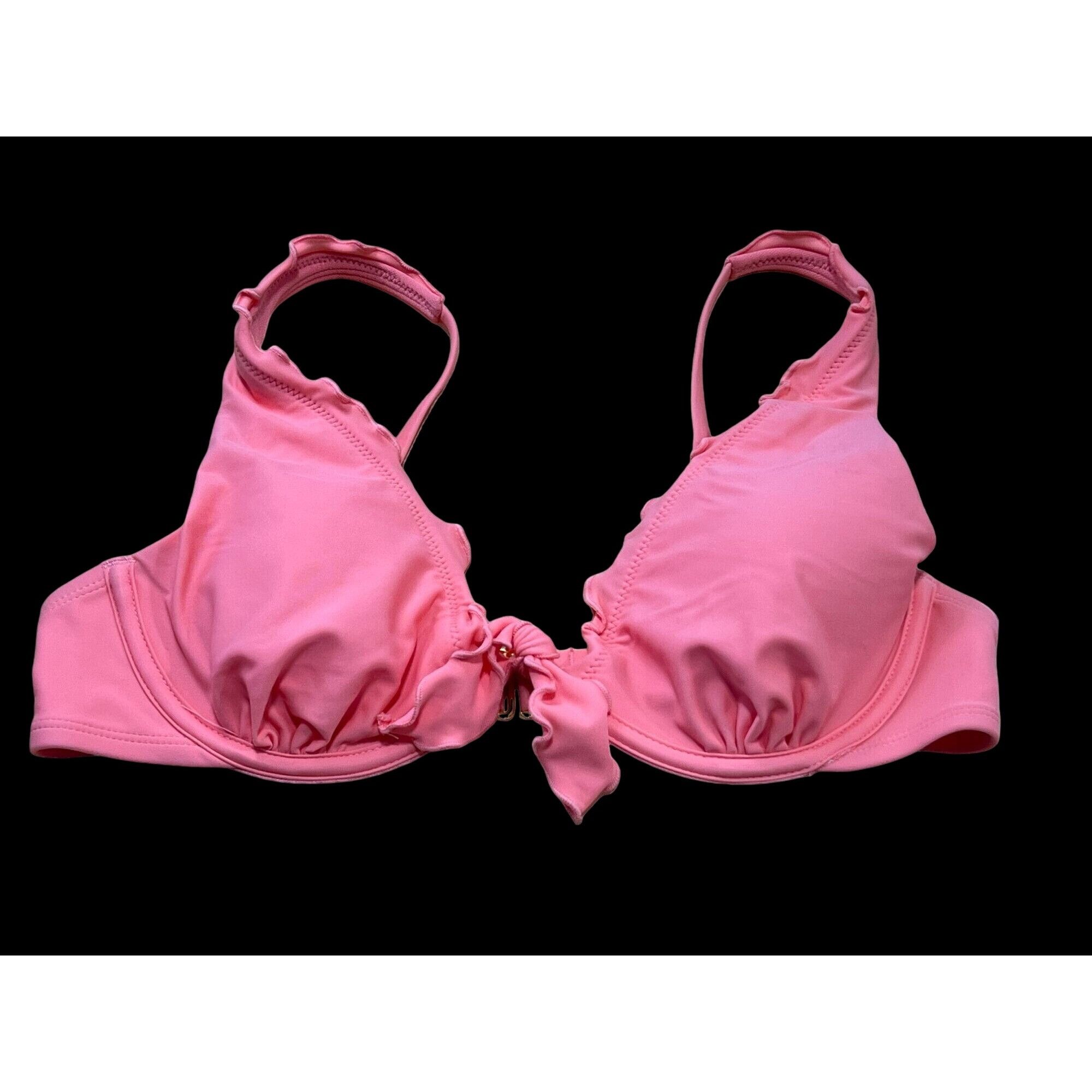 Other Shade & Shore - Women's Tie - Front Lettuce-Edge Underwire B Size ONE SIZE - 3 Thumbnail