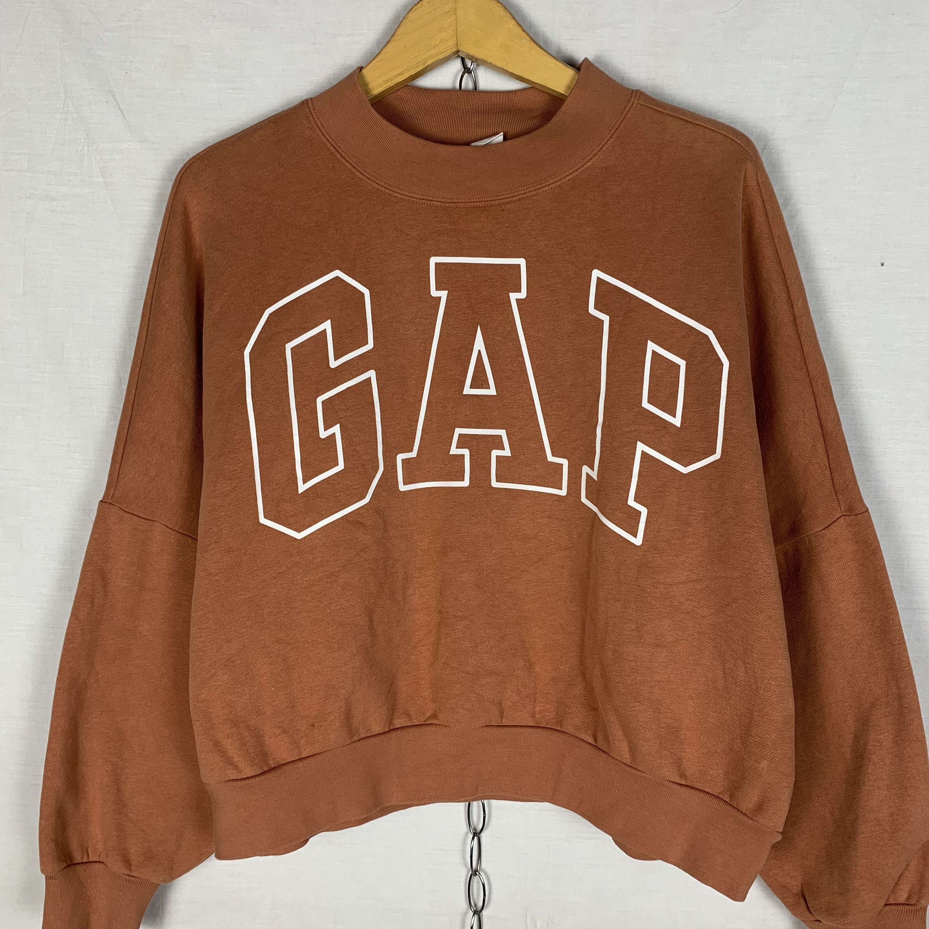 Gap GAP Cropped Sweatshirt Crewneck Size L / US 10 / IT 46 - 2 Thumbnail