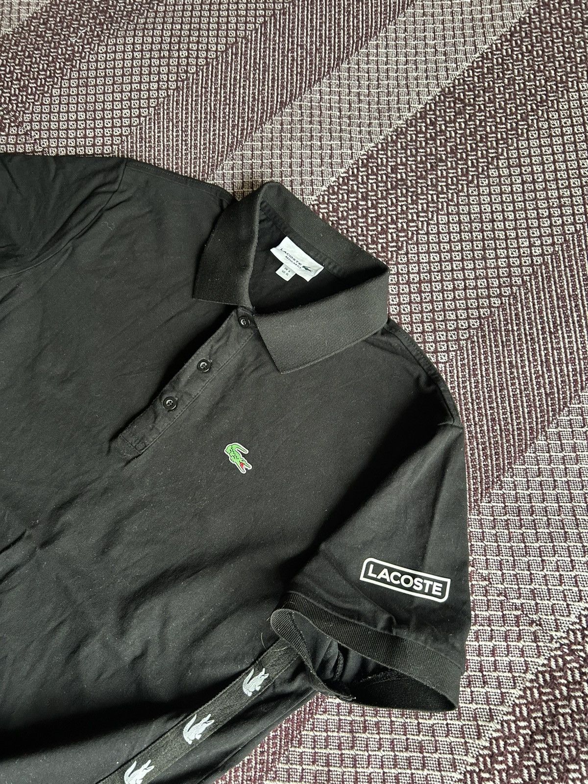 Lacoste Lacoste Regular Fit Polo Shirt Logo Stripe Streetwear Sz XL Size US XL / EU 56 / 4 - 6 Thumbnail