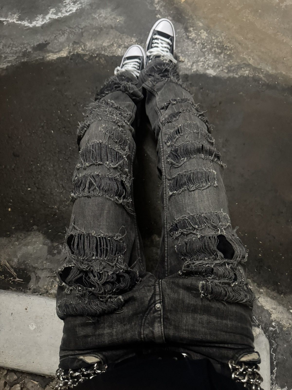 Undercover undercover aw02 witches cell division crash jeans Size US 28 / EU 44 - 11 Thumbnail