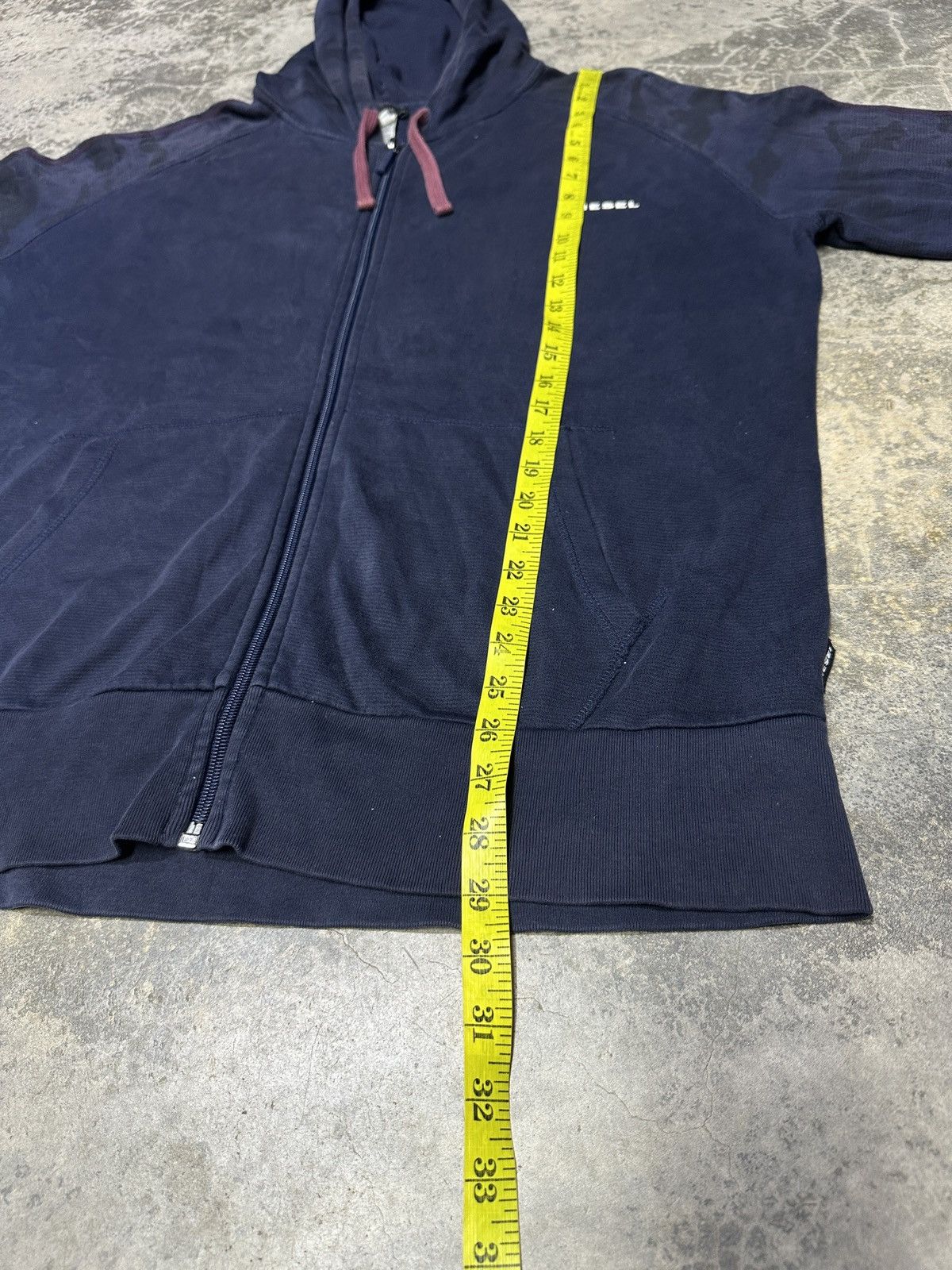 Diesel × Japanese Brand × Vintage Sun Faded 🔥 Vintage Y2K Diesel Hoodie Rare Size US XXL / EU 58 / 5 - 20 Thumbnail