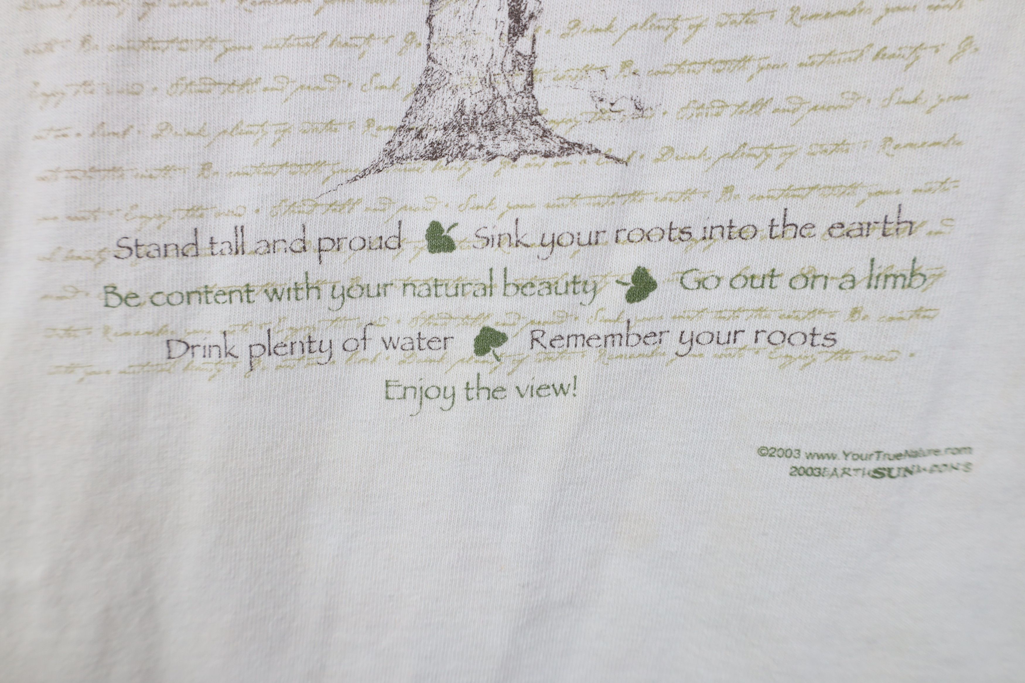 Vintage Vintage Y2K Streetwear Nature Advice From A Tree T-Shirt Size US L / EU 52-54 / 3 - 5 Thumbnail