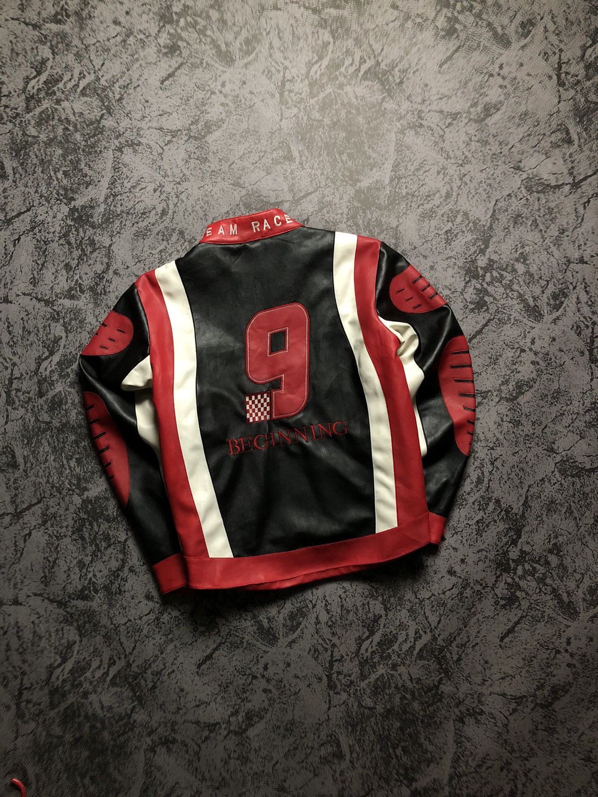 Vintage Vintage Racing Jacket Leather Nypd Chariot Champion Size US M / EU 48-50 / 2 - 8 Thumbnail