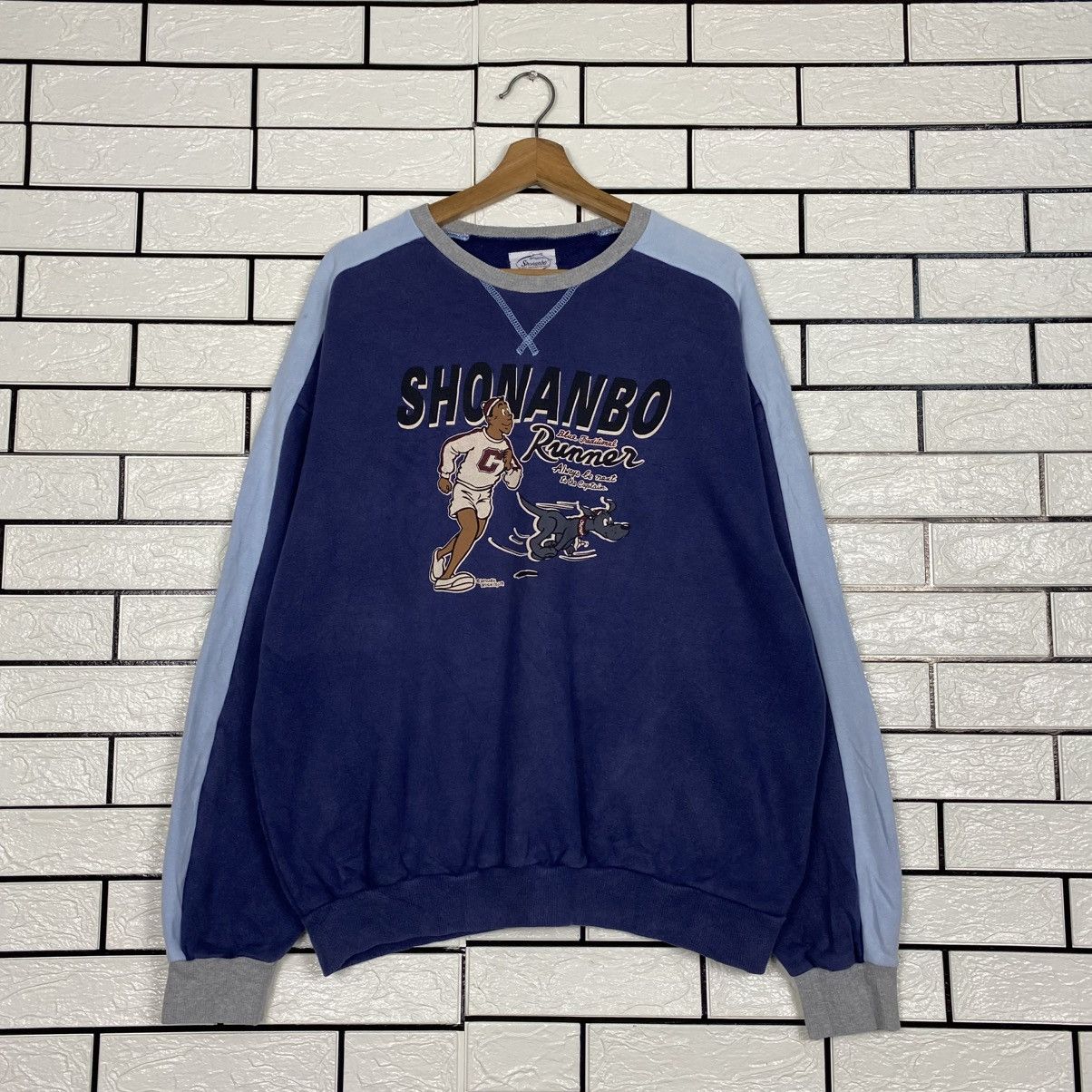 Japanese Brand 📌Vintage Sweatshirt Cartoon Shonanbo Big Logo Japan Made Size US L / EU 52-54 / 3 - 2 Thumbnail