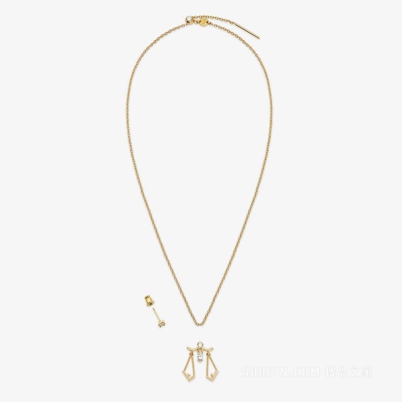 Fendi o1loc1c0824 Size: OS / Astrology Set in Golden Size ONE SIZE - 2 Thumbnail