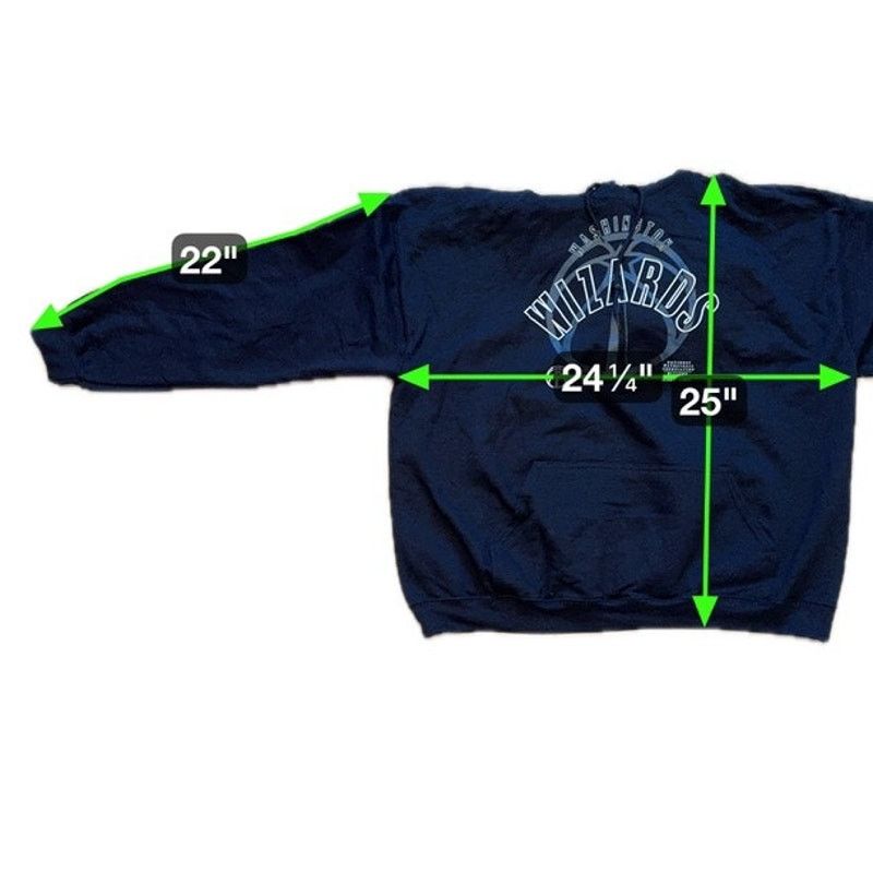 NBA NBA Washington Wizards Hoodie XL Graphic Sweatshirt NWTOT Size US XL / EU 56 / 4 - 7 Thumbnail
