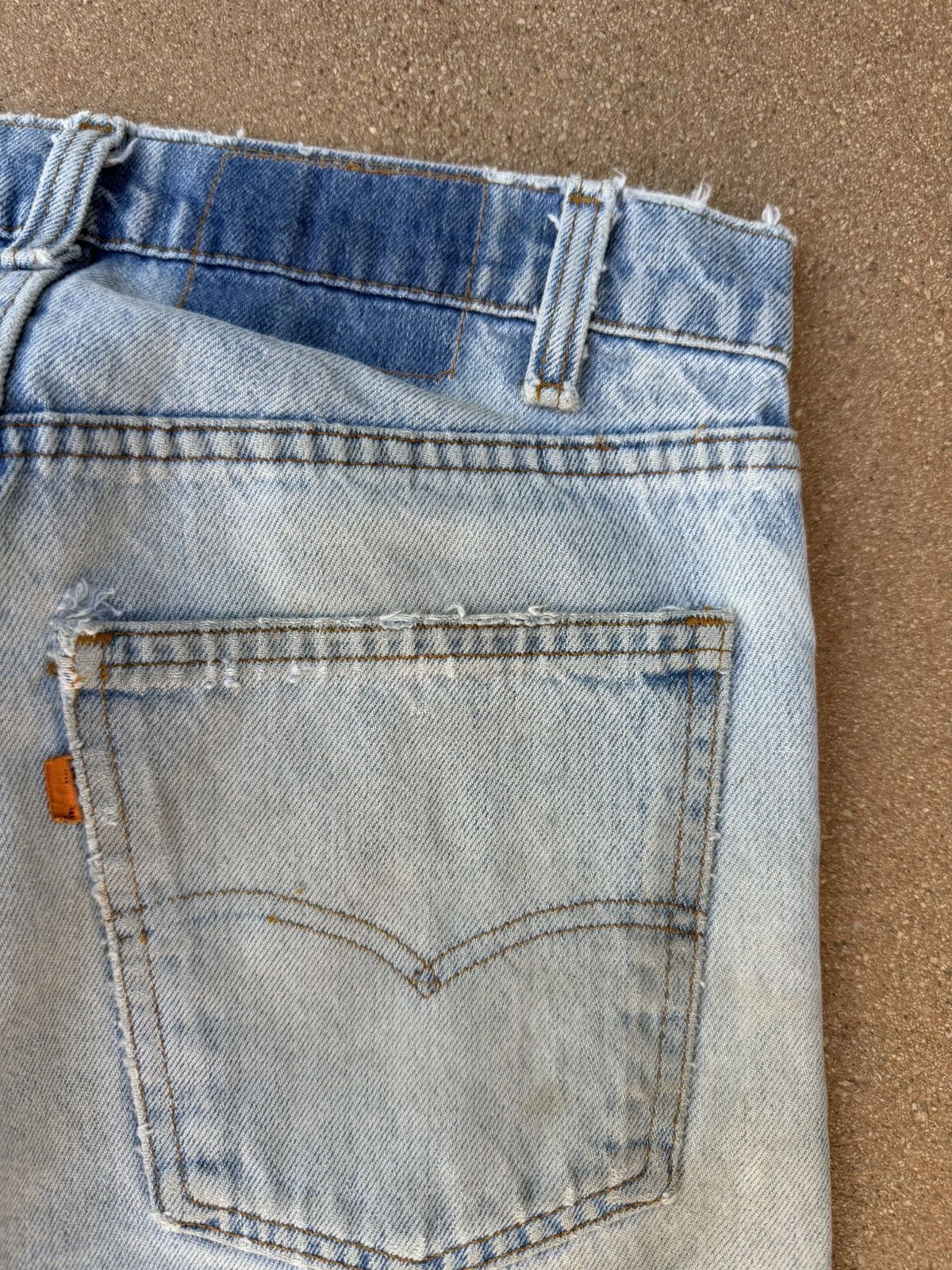 Levi's Vintage 80’s Levi’s 505 Orange Tab Faded Denim Jeans 29x29 Size US 29 - 8 Thumbnail