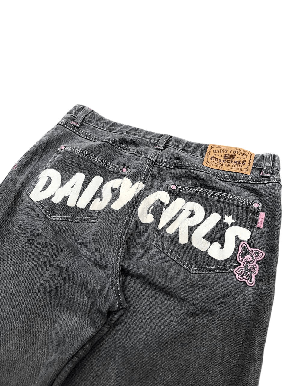 Japanese Brand Daisy Lovers Cute Girl Flared Gray Pants Size US 28 / EU 44 - 11 Thumbnail