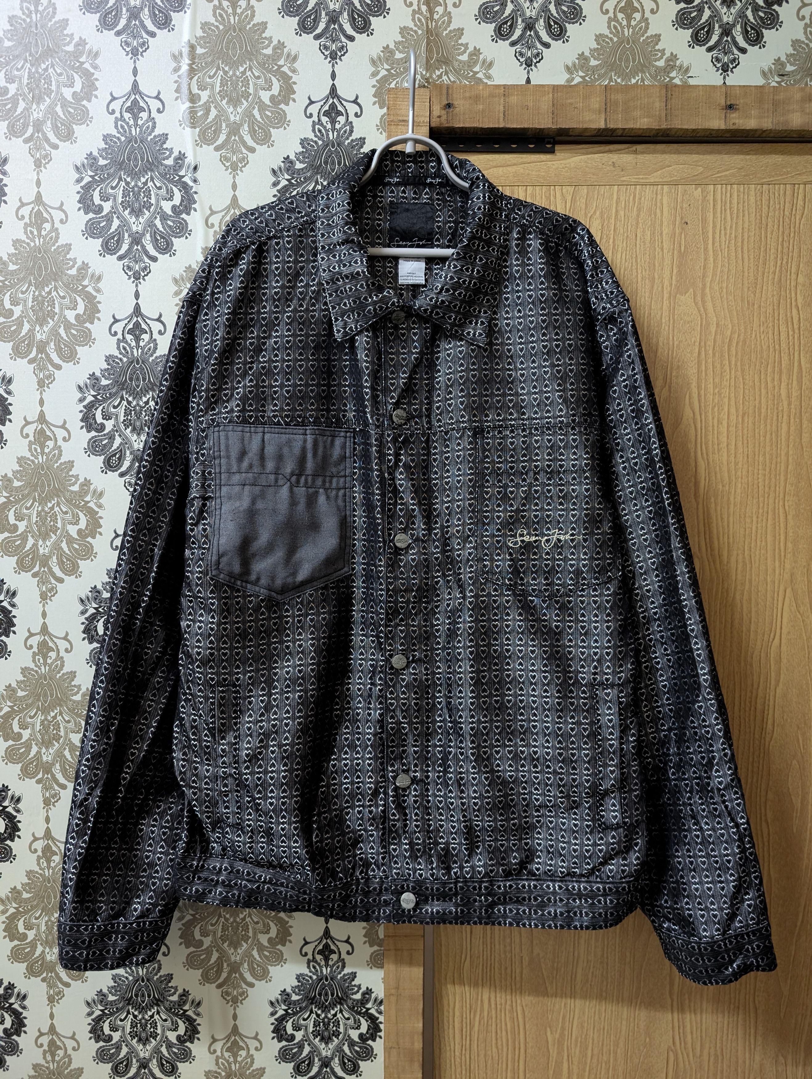 Sean John Vintage Y2K Sean John Jacket Heart Monogram Suit Size US XXL / EU 58 / 5 - 2 Thumbnail