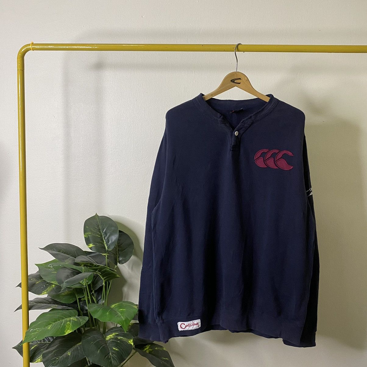 Canterbury of New Zealand Vintage 90s Canterbury Of New Zealand Rugby LS Shirt Size US XL / EU 56 / 4 - 1 Thumbnail