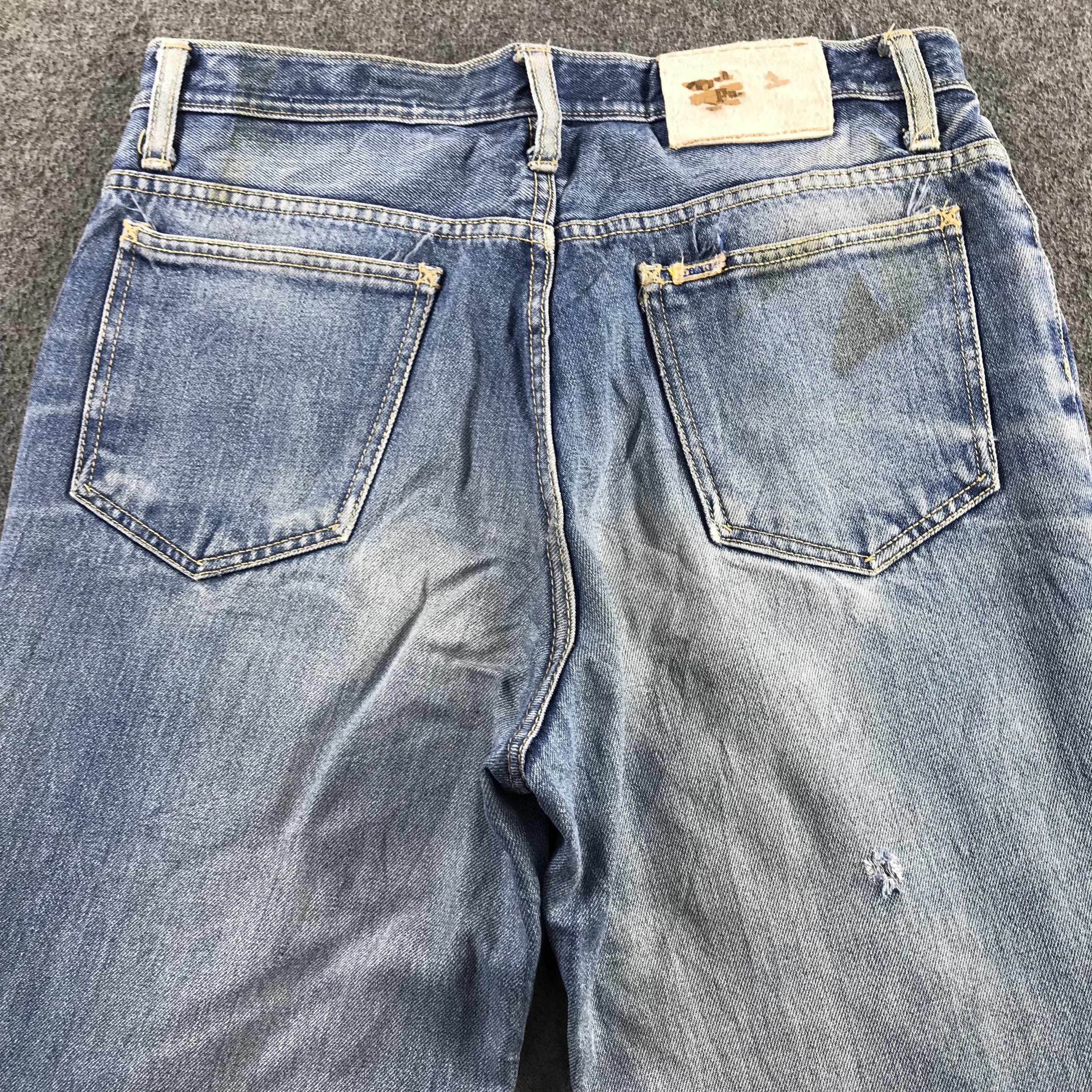 Japanese Brand Vintage Japanese Painters Jeans Distress Denim Jeans KJ3448 Size US 32 / EU 48 - 4 Thumbnail