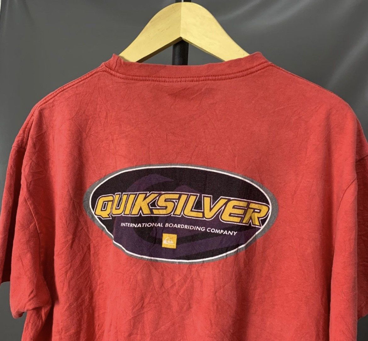 Quiksilver × Vintage Vintage Short sleeve Quicksilver Size US L / EU 52-54 / 3 - 2 Thumbnail