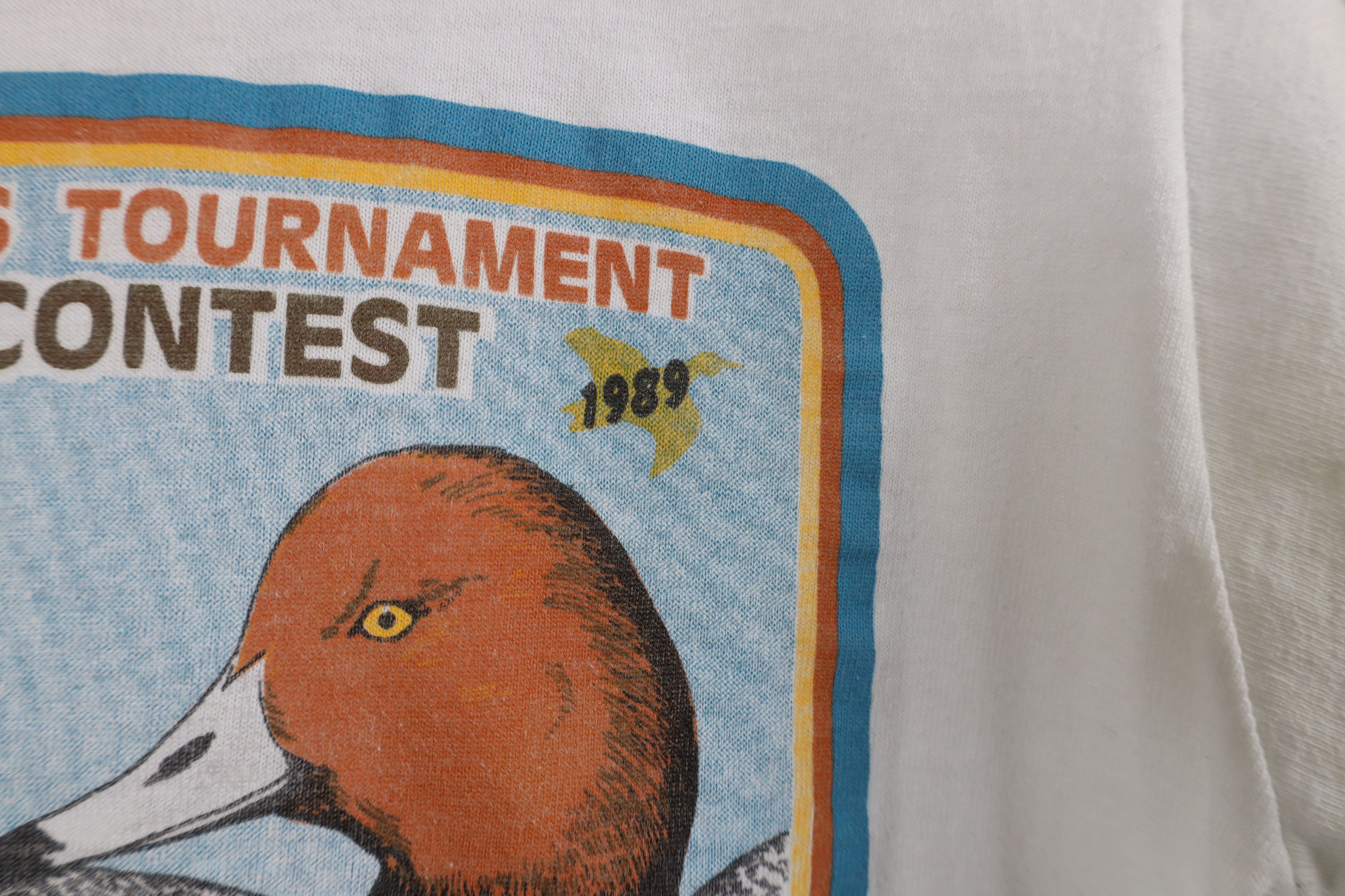 Vintage Vintage 80s 1989 Decoy Contest PTE Mouillee T-Shirt USA Size US S / EU 44-46 / 1 - 6 Thumbnail