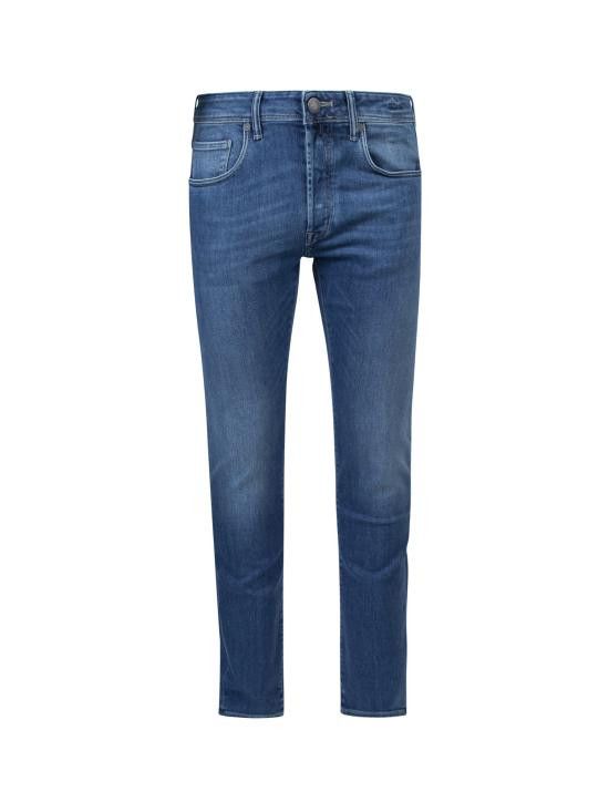 Incotex INCOTEX Men Denim Pants BDPS000300918W2 002 Blue Size US 44 / EU 60 - 1 Thumbnail