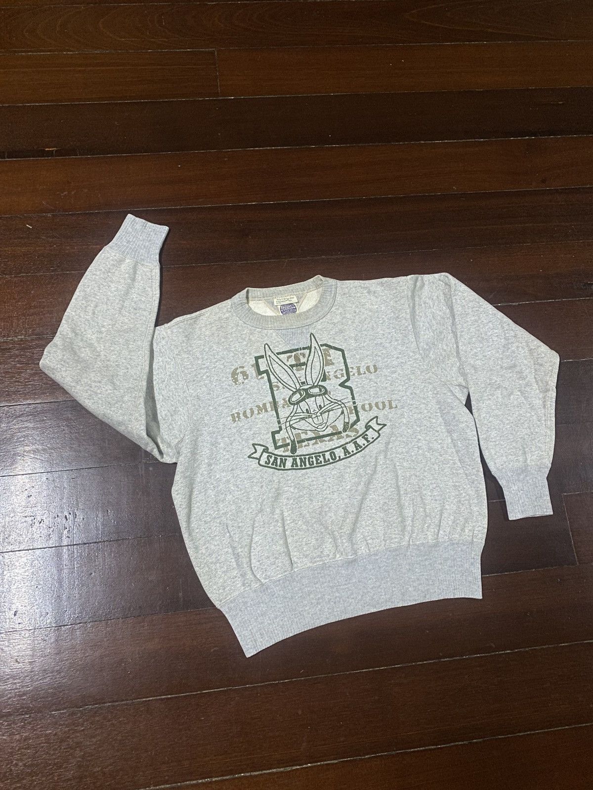 The Real McCoy's Vintage double v Mc Coy's Spell Out san angelo aaf bud bunny Size US M / EU 48-50 / 2 - 2 Thumbnail