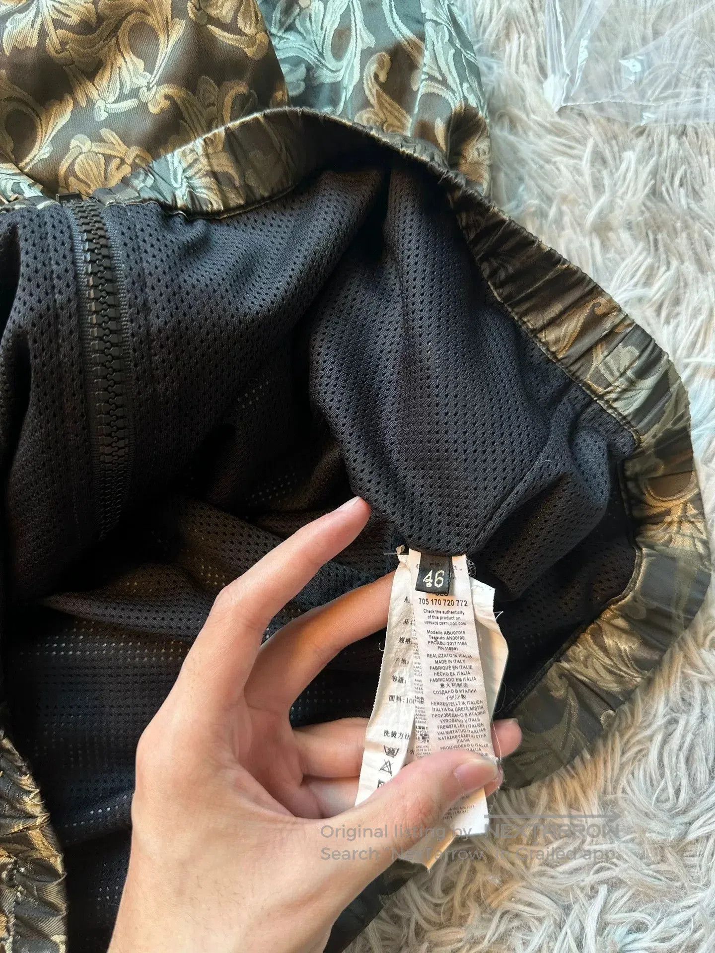 Versace Versace Dark Floral Jacket. Size US S / EU 44-46 / 1 - 5 Thumbnail