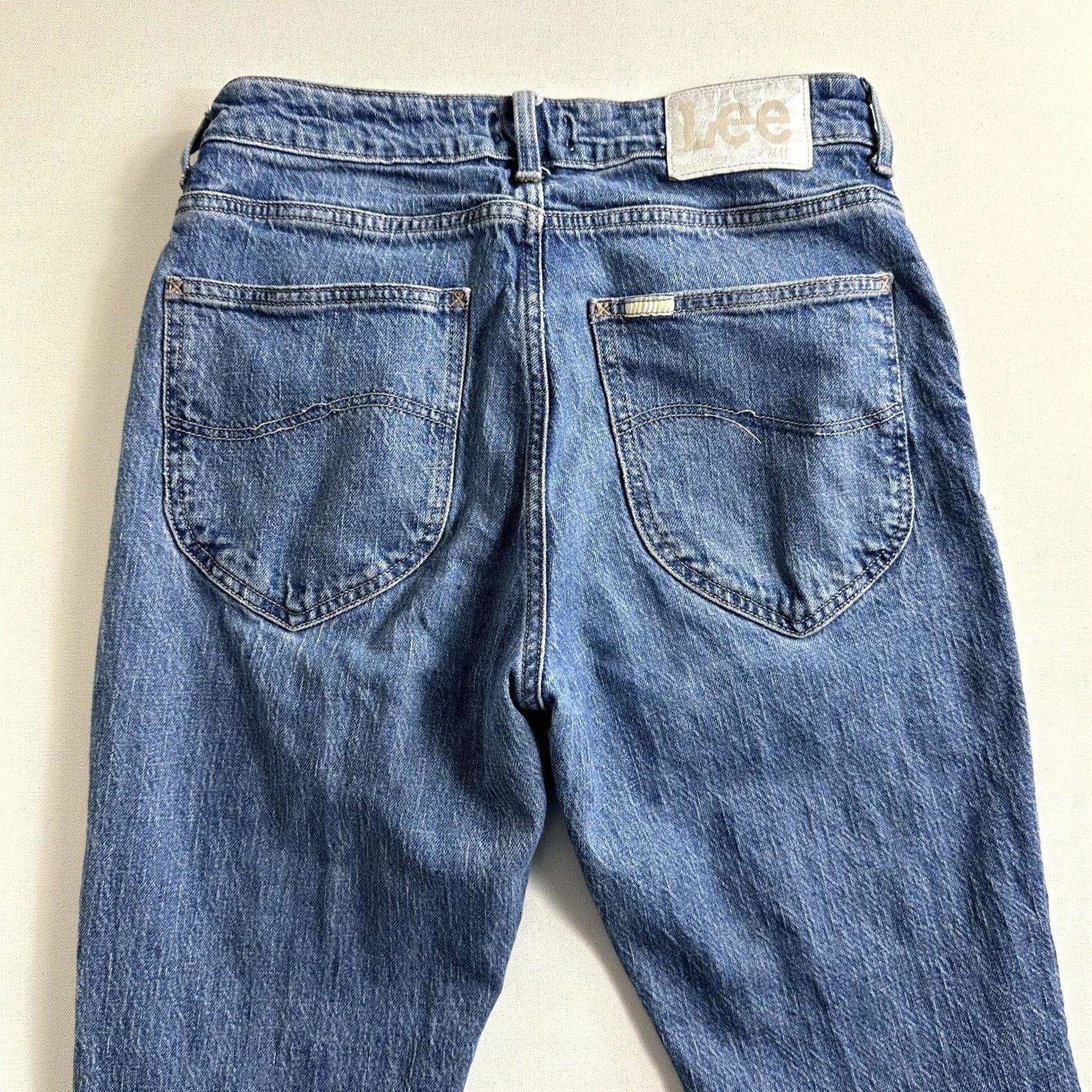 Lee Lee x H&M Denim Jeans Mens Size 30X32 Blue Straight Leg Mid-Rise 5 Pocket Jeans Size US 30 / EU 46 - 4 Thumbnail