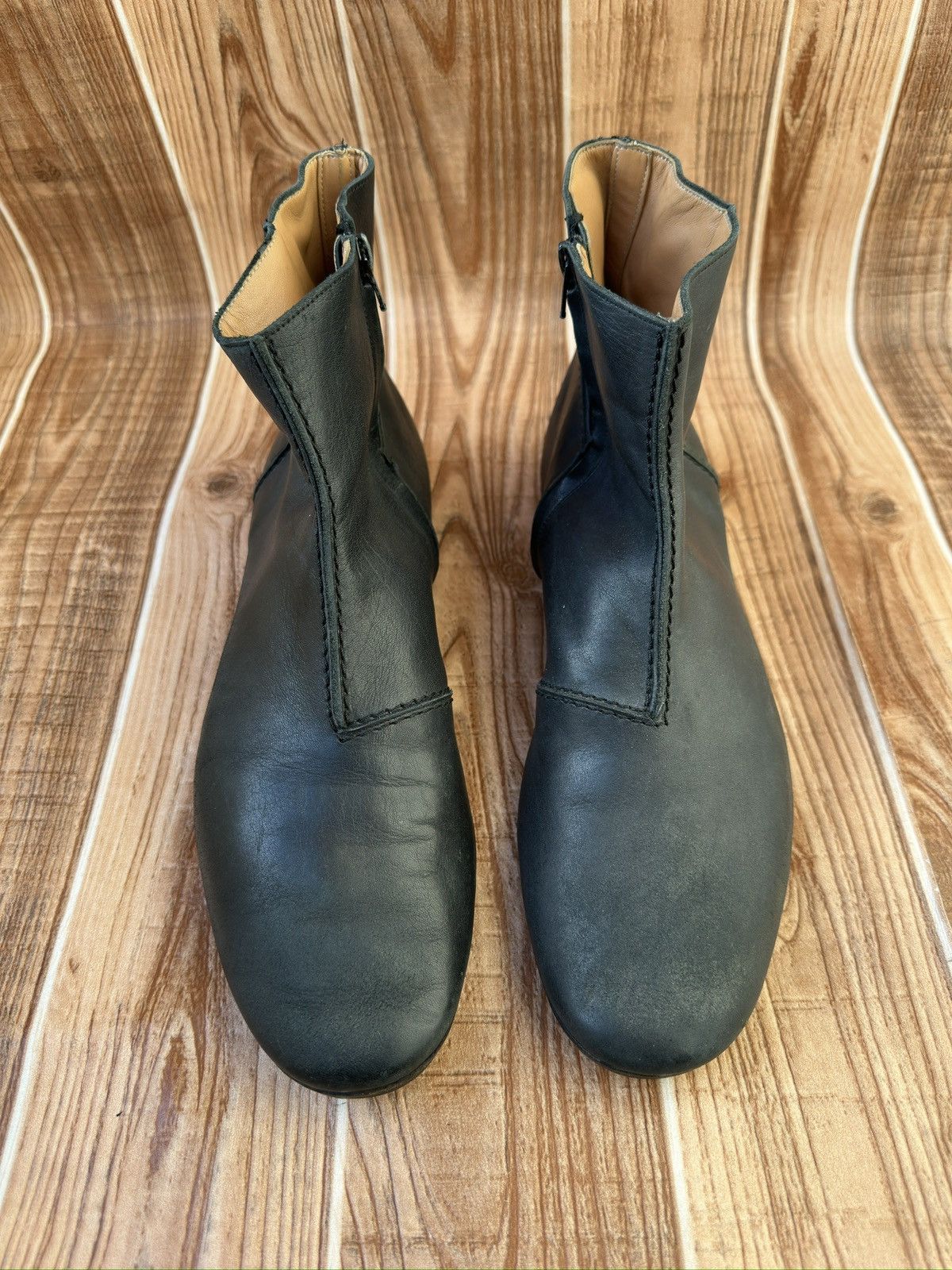 Maison Margiela RARE Maison Martin Margiela BLack Leather Side-Zip Boots Size US 11 / EU 44 - 3 Thumbnail