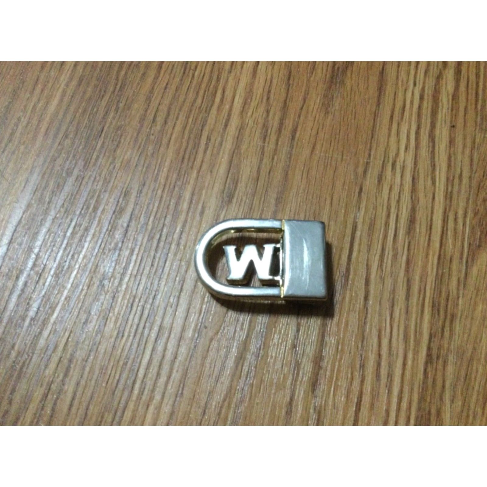 Vintage VINTAGE Gold Belt Buckle Men Initial Letter W Metal Gold-Plated 1.25in Accessories Size ONE SIZE - 2 Thumbnail