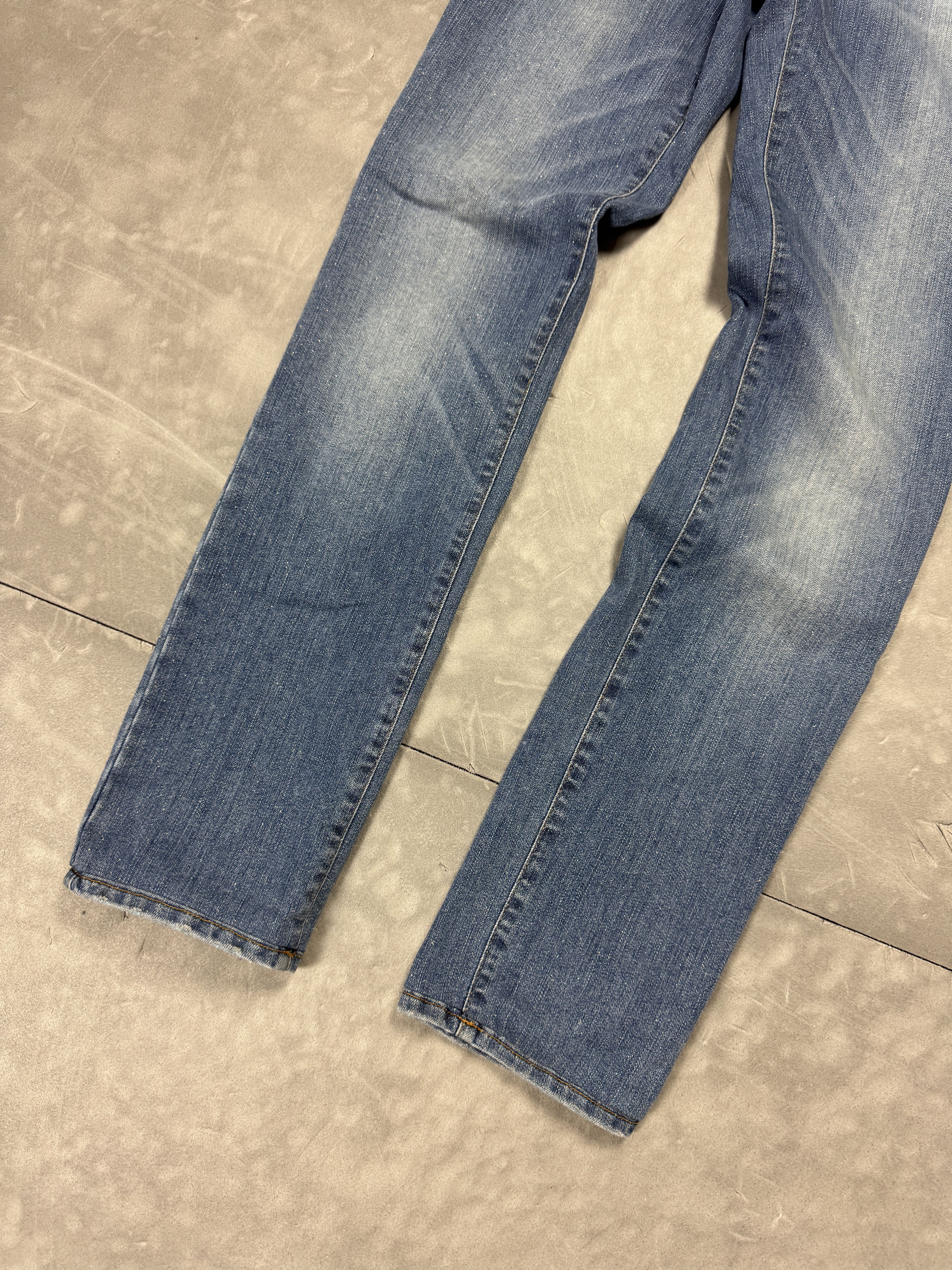 John Galliano × Vintage John Galliano denim jeans streetwear retro glitter y2k Size 28" / US 6 / IT 42 - 13 Thumbnail